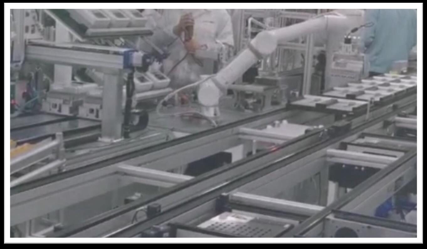 Cobot ITFR su linea di montaggio
