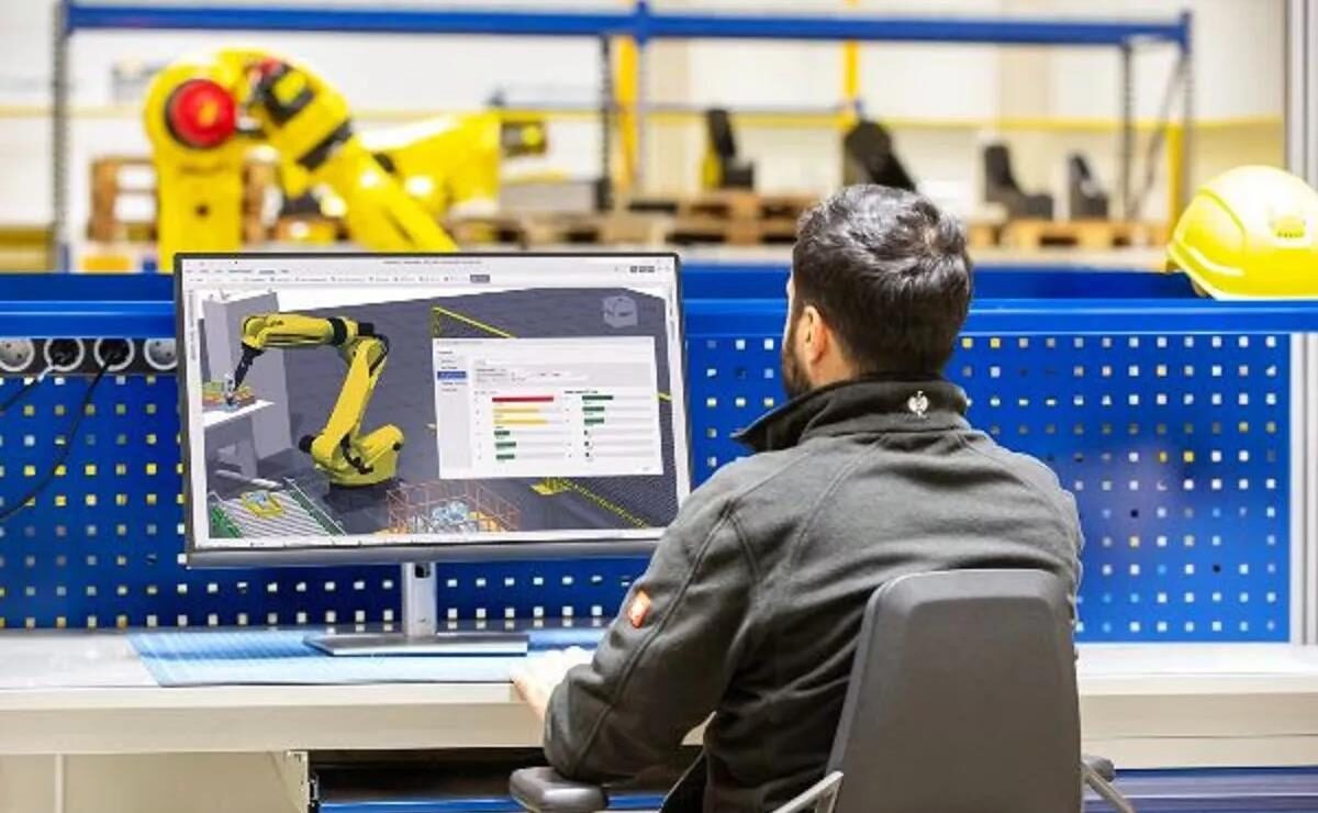 Progettazione 3D di impianti robotizzati conformi Industria 4.0