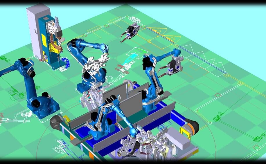 Simulazione 3D e programmazione offline robot industriali